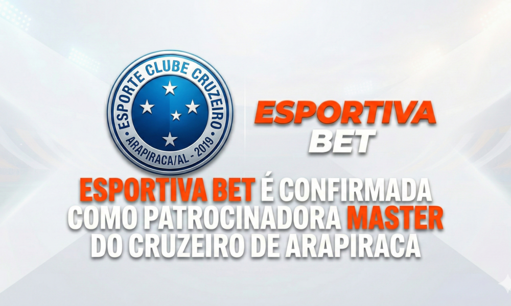 Esportiva Bet confirma parceria com o Cruzeiro de Arapiraca
