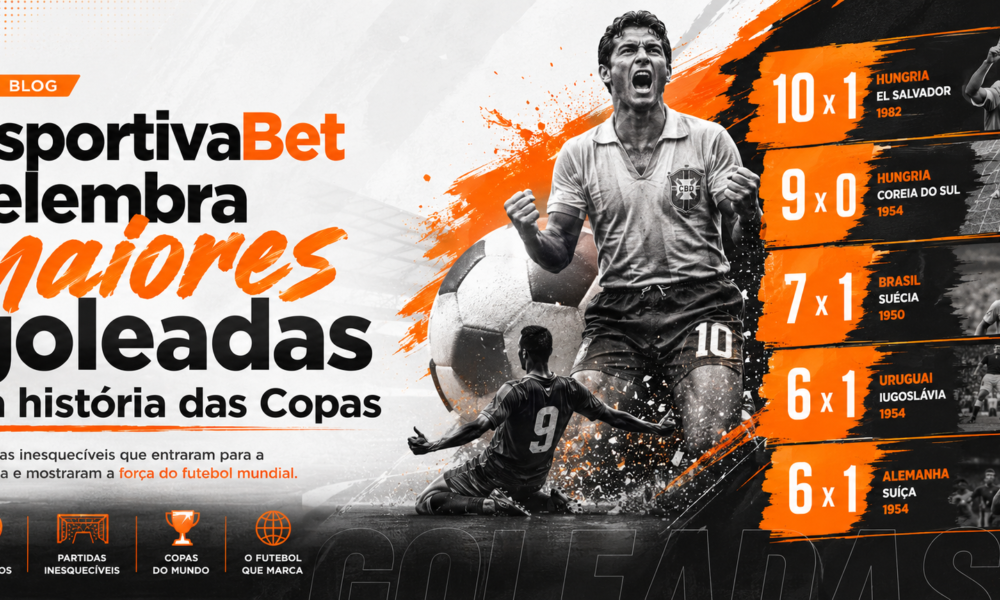 EsportivaBet relembra maiores goleadas dos Mundiais
