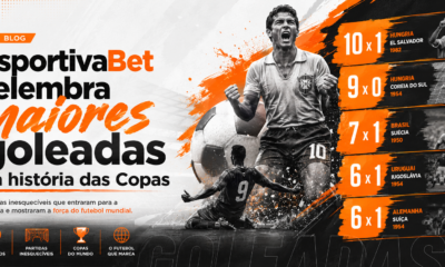 EsportivaBet relembra maiores goleadas dos Mundiais